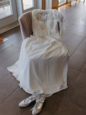 Maternity Ivory Wedding Dress /Robe mariée maternité ivoire